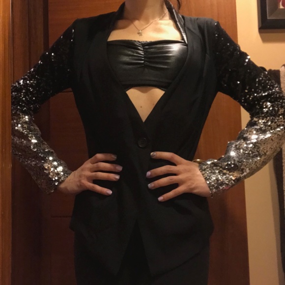 ❤❈ Gorgeous & Unique Black Blazer ❈❤ *NWT* - Picture 8 of 8